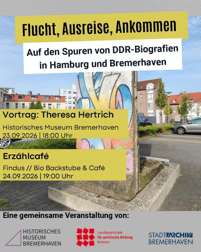 Flyer-Flucht, Ausreise, Ankommen
